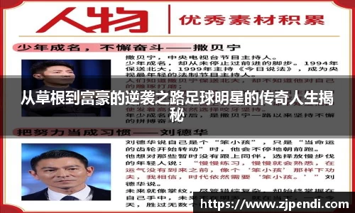 从草根到富豪的逆袭之路足球明星的传奇人生揭秘